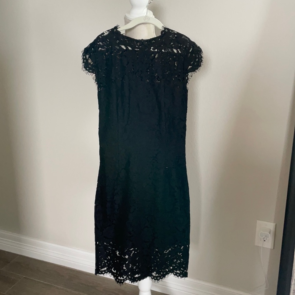 Black mini dress